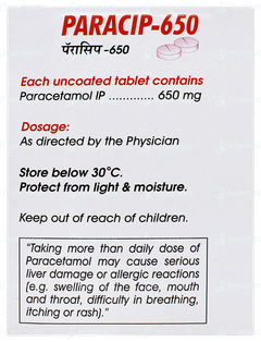 Paracip 650 Tablet 10