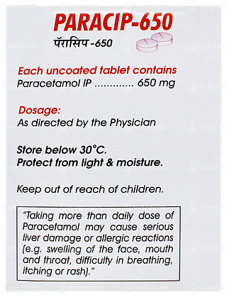 Paracip 650 Tablet 10