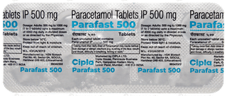 Parafast 500 Tablet 10