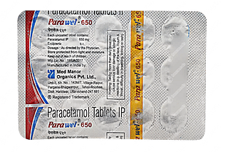 Parawel 650 MG Tablet 15