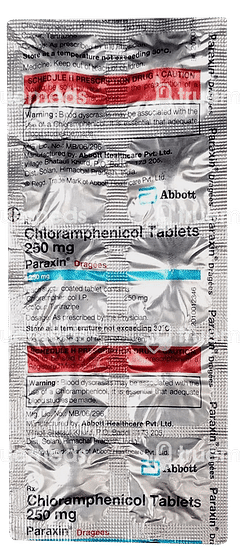 Paraxin Dragees 250mg Tablet 10