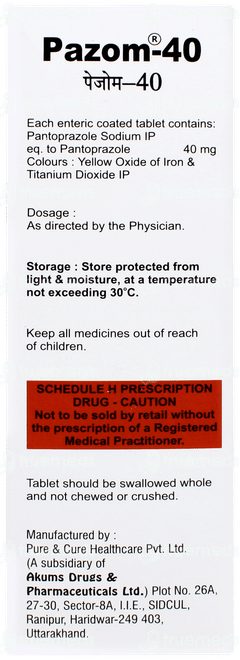 Pazom 40 Tablet 10