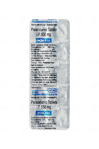 Pcm 650 MG Tablet 10