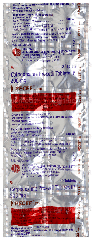 Pecef 200 Tablet 10