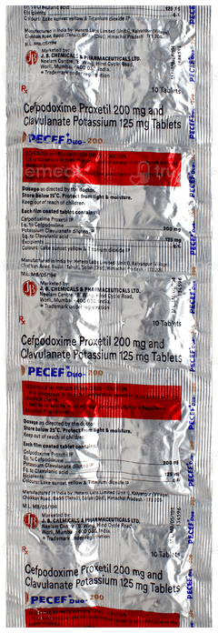 Pecef Duo 200 Tablet 10