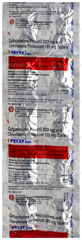 Pecef Duo 200 Tablet 10