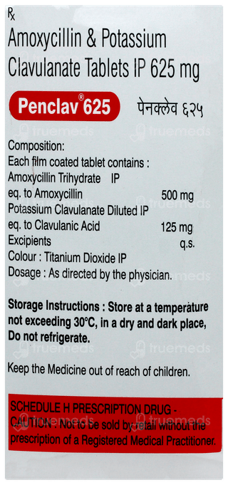 Penclav 625 Tablet 10