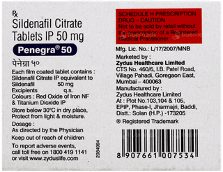 Penegra 50 Mg Tablet 4
