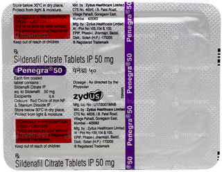 Penegra 50 Mg Tablet 4