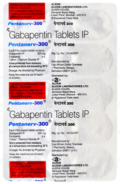 Pentanerv 300 Tablet 10 Pentanerv 300 Tablet 10