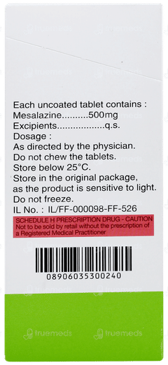 Pentasa 500mg Tablet 10