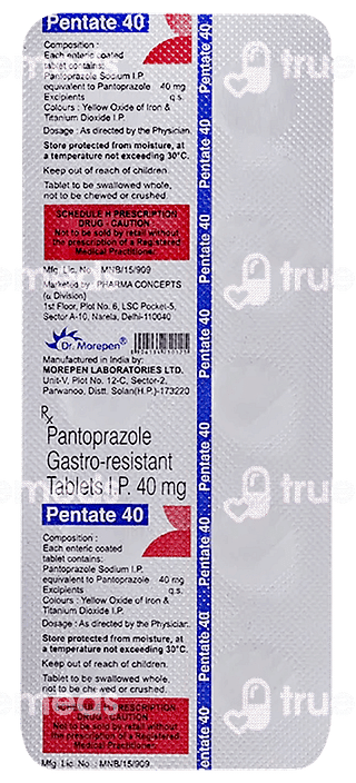 Pentate 40 Tablet 10