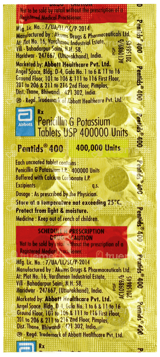 Pentids 400 Tablet 10