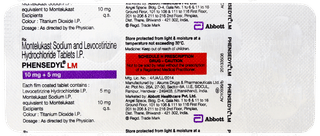 Phensedyl Lm Tablet 10