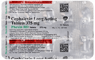 Phexin Bd 375mg Tablet 10