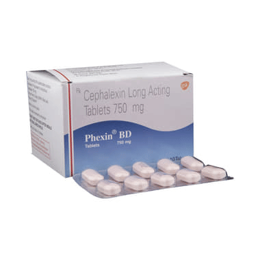 Phexin Bd 750Mg Tablet 10