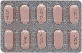 Phexin Bd 750Mg Tablet 10