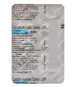 Phostat 667 MG Tablet 10