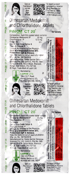 Pinom Ct 20 Tablet 10 Pinom Ct 20 Tablet 10