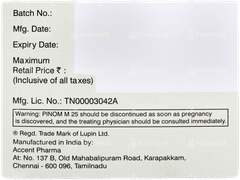 Pinom M 25 Tablet 10 Pinom M 25 Tablet 10