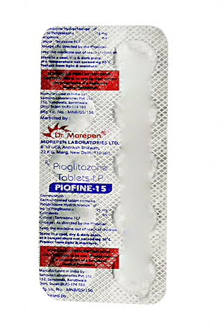 Piofine 15 Tablet 10