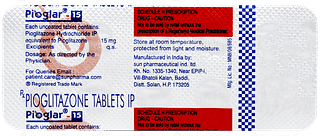 Pioglar 15 Tablet 10