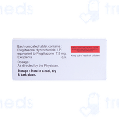 Pioglaz 7.5 Tablet 10 Pioglaz 7.5 Tablet 10