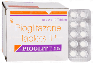 Pioglit 15 Tablet 10