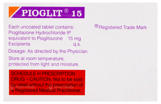 Pioglit 15 Tablet 10