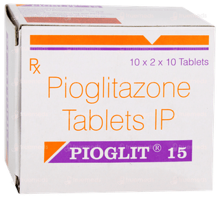 Pioglit 15 Tablet 10