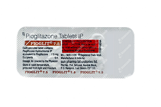 Pioglit 7.5 Tablet 10