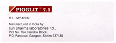 Pioglit 7.5 Tablet 10 Pioglit 7.5 Tablet 10