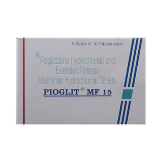 Pioglit Mf Forte 15/500 MG Tablet Er 10