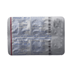 Pioglit Mf Forte 15/500 MG Tablet Er 10 Pioglit Mf Forte 15/500 MG Tablet Er 10