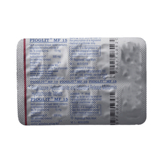 Pioglit Mf Forte 15/500 MG Tablet Er 10