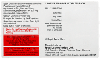 Piomed M 15 Tablet 10