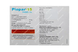 Piopar 15mg Tablet 30