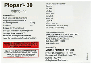 Piopar 30 Tablet 15