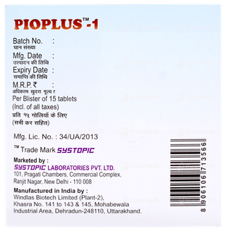 Pioplus 1 Tablet 15