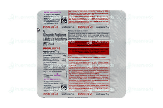 Pioplus 2/500/15 MG Tablet Sr 15