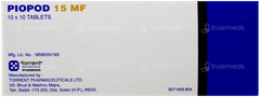 Piopod 15 Mf Tablet 10