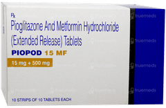 Piopod 15 Mf Tablet 10