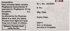 Piosafe 30 Tablet 10