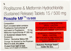 Piosafe Mf 15/500 Tablet 10