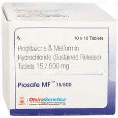 Piosafe Mf 15/500 Tablet 10