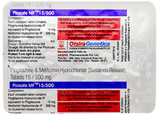Piosafe Mf 15/500 Tablet 10