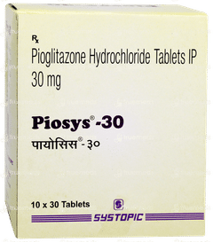 Piosys 30 Tablet 30 Piosys 30 Tablet 30