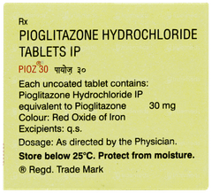 Pioz 30 Tablet 10