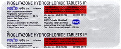 Pioz 30 Tablet 10