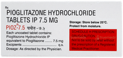 Pioz 7.5 Tablet 10 Pioz 7.5 Tablet 10